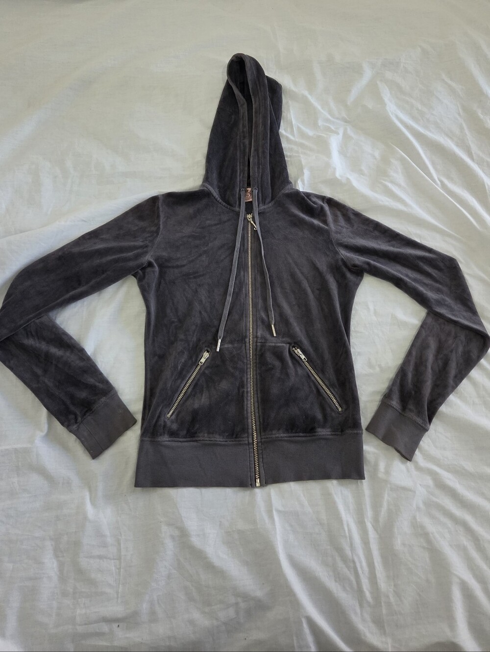 Vintage Y2K Juicy Couture Live For Sugar Hoodie (Distressed Graphic)